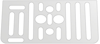 dipos Displayschutz für SAECO Gran Baristo 8964 Tropfblech, mattierte Oberfläche, geringe Dicke und perfekte Passform