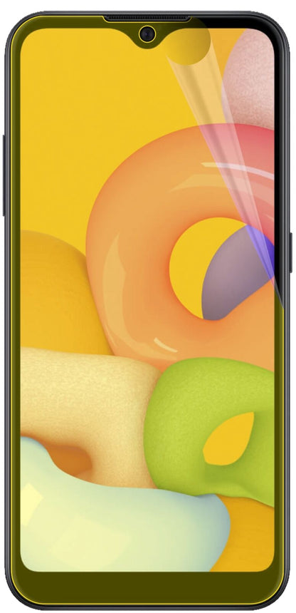 dipos Displayschutz für Samsung Galaxy A01, transparente Oberfläche, geringe Dicke und perfekte Passform