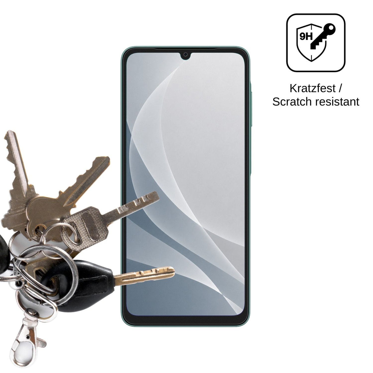 2x 9H Schutzfolie matt für Samsung Galaxy A08 Panzerfolie