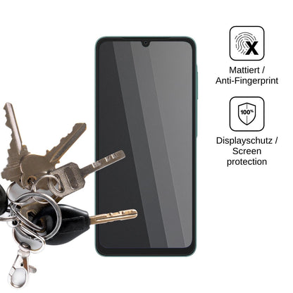 Blickschutzfolie für Samsung Galaxy A08 matt Schutzfolie Privacy