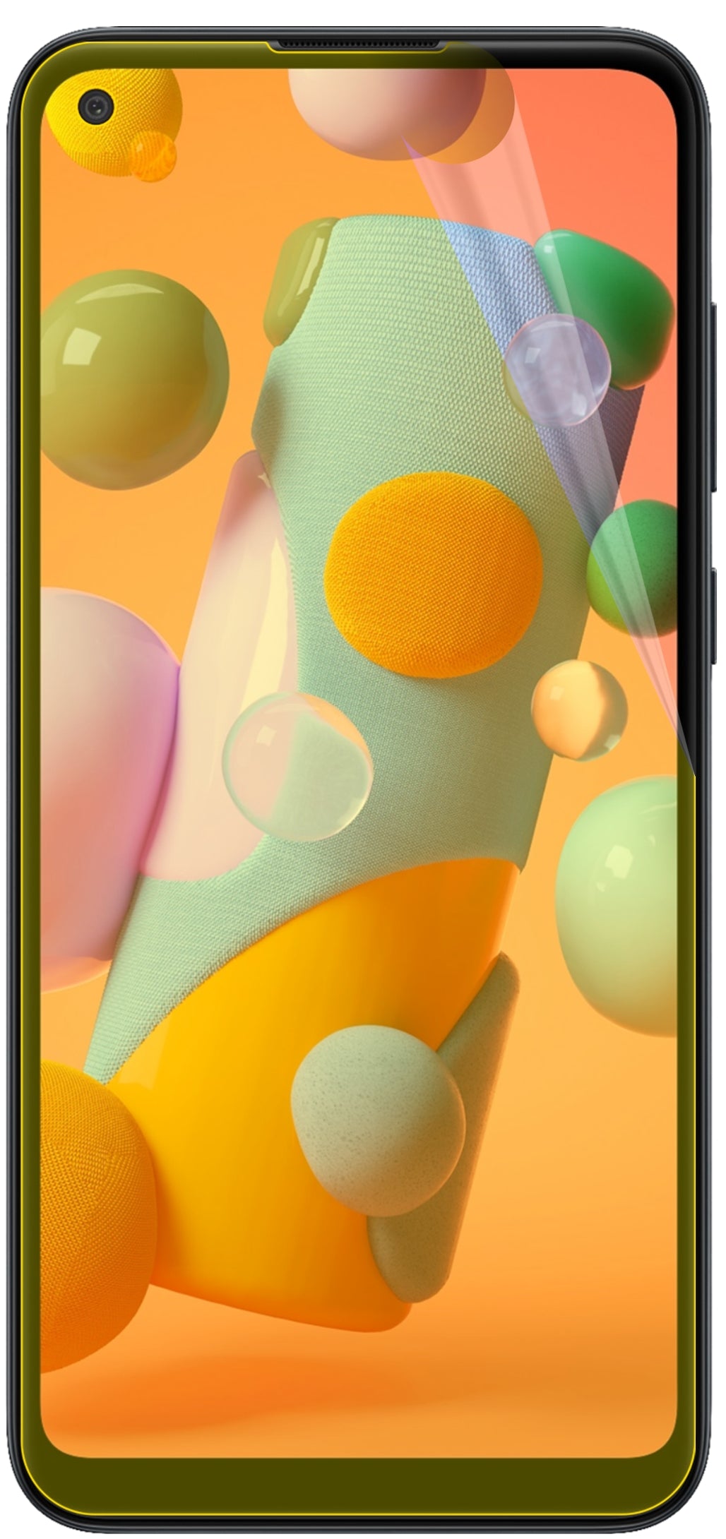 dipos Displayschutz für Samsung Galaxy A11, transparente Oberfläche, geringe Dicke und perfekte Passform