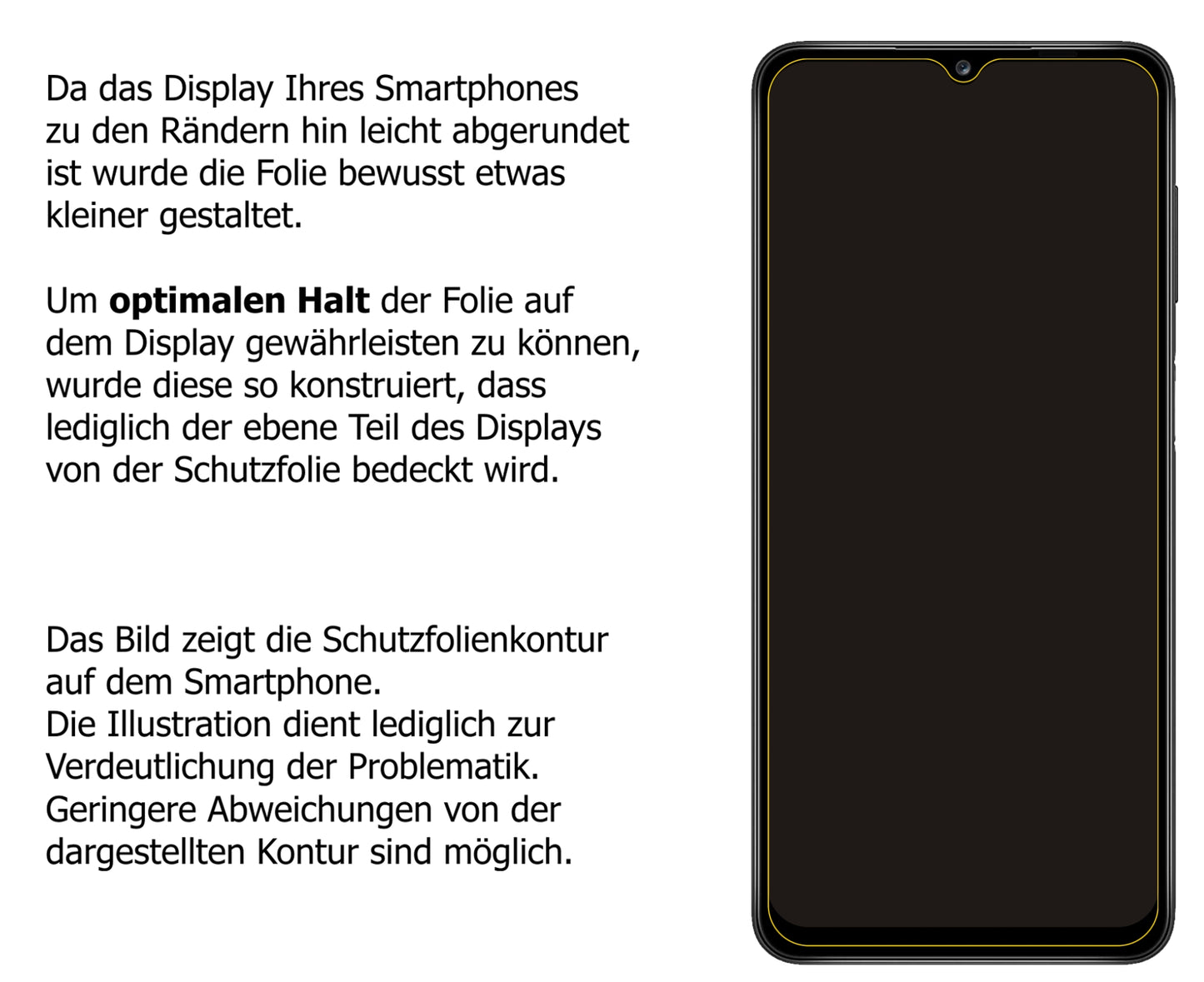 dipos Displayschutz für Samsung Galaxy A12 (SM-A127F), mattierte Oberfläche, robuste Festigkeit und perfekte Passform
