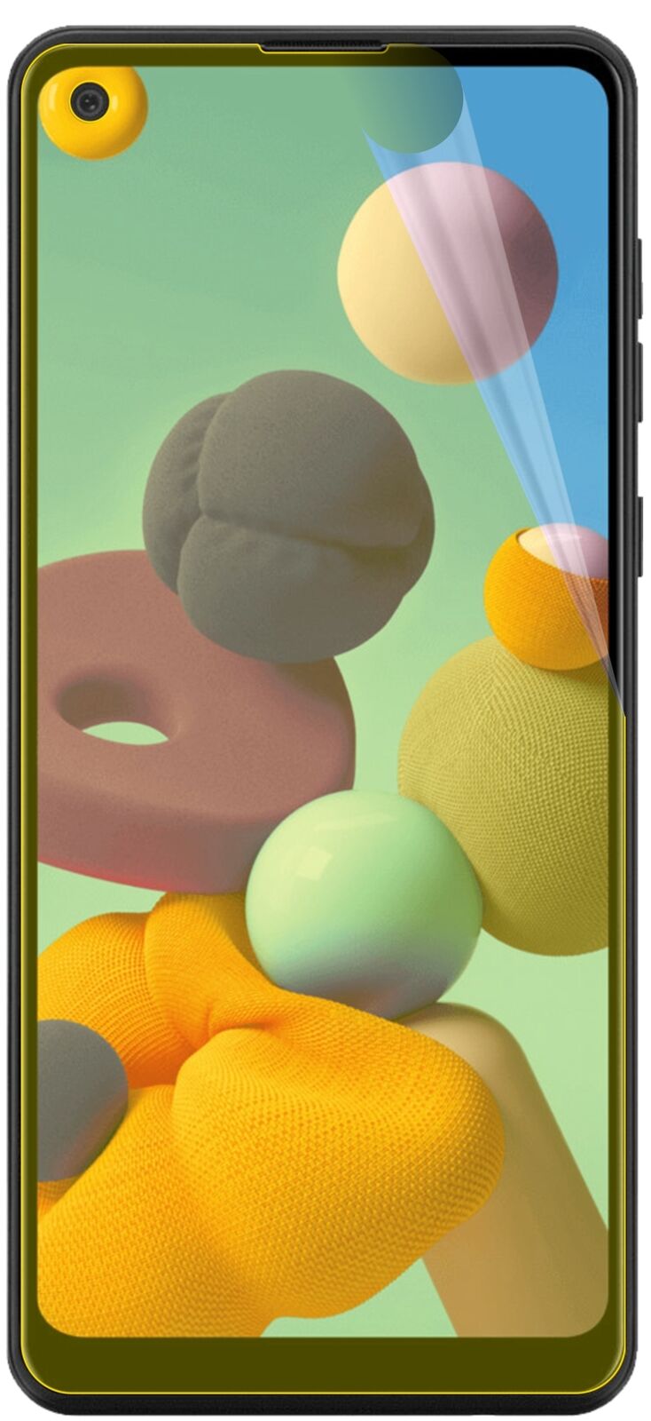 dipos Displayschutz für Samsung Galaxy A21, transparente Oberfläche, geringe Dicke und perfekte Passform