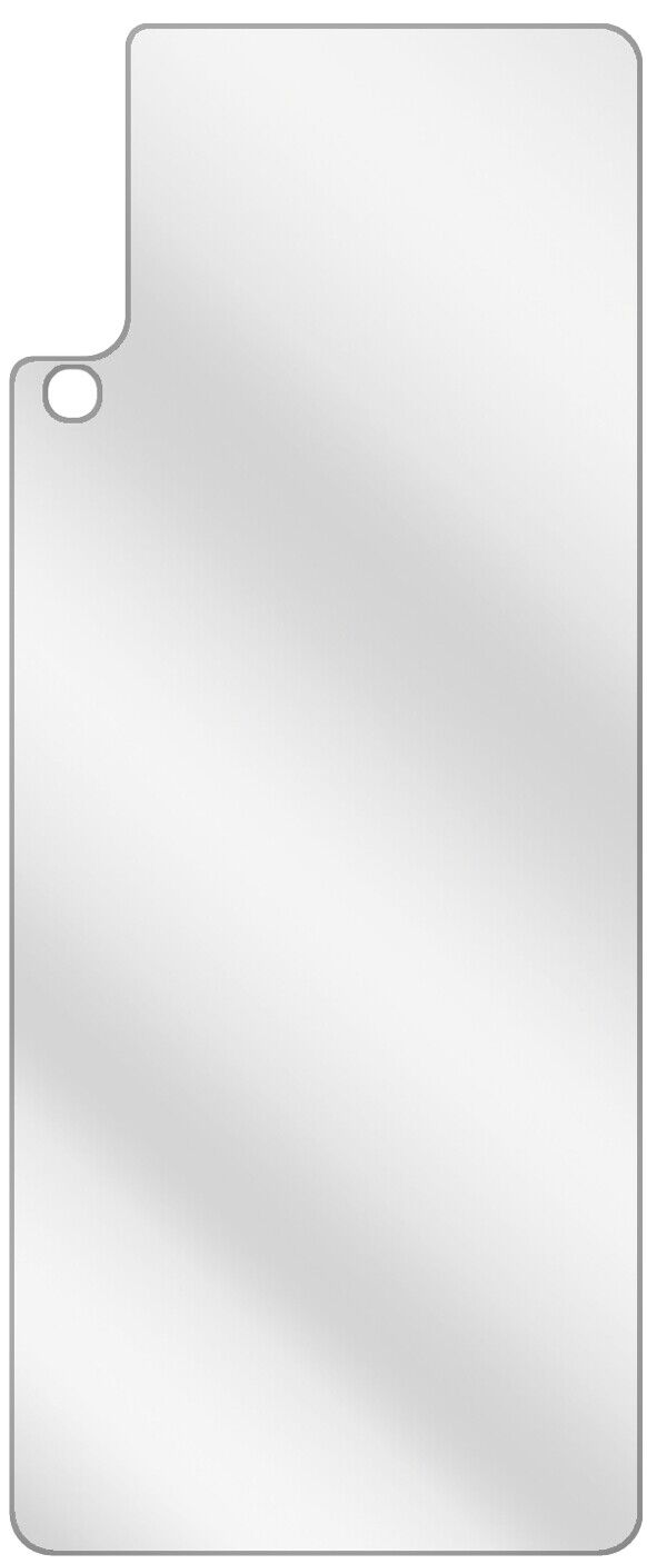 dipos Displayschutz für Samsung Galaxy A40 Rückseite, transparente Oberfläche, geringe Dicke und perfekte Passform