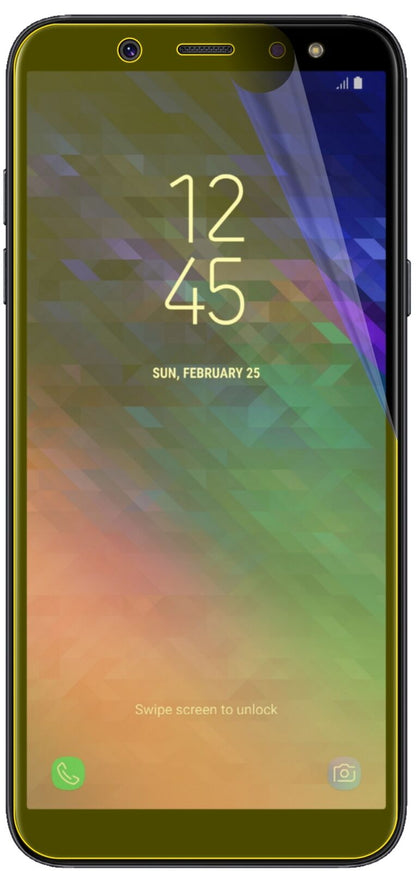 dipos Displayschutz für Samsung Galaxy A6 (2018), transparente Oberfläche, geringe Dicke und perfekte Passform