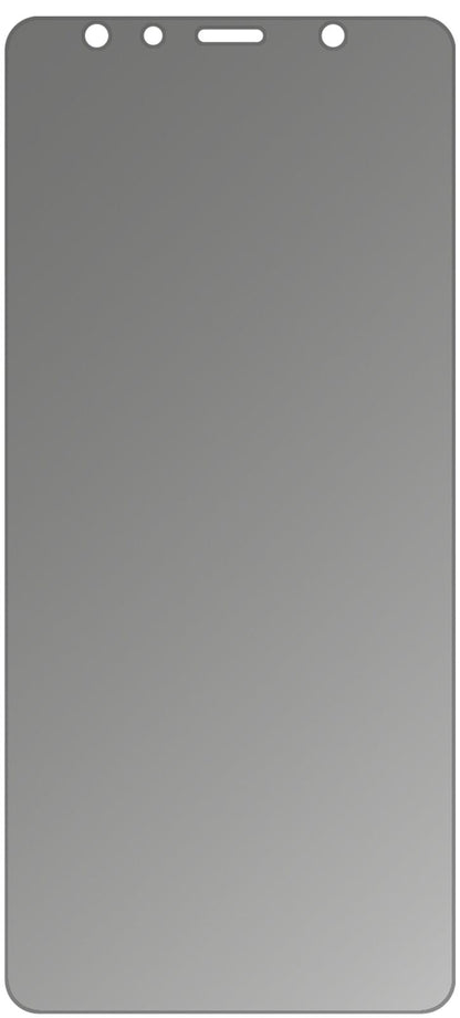 dipos Displayschutz für Samsung Galaxy A7 (2018), mattierte Oberfläche, Blickschutzfilter und perfekter Passform
