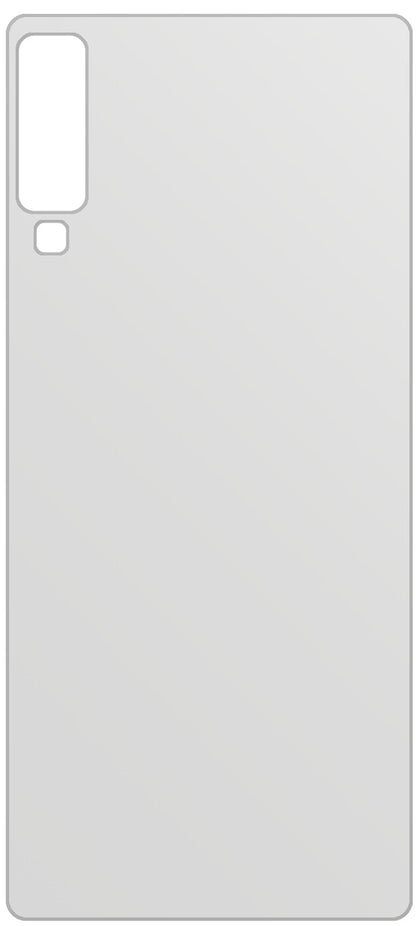 dipos Displayschutz für Samsung Galaxy A7 (2018) Rückseite, mattierte Oberfläche, geringe Dicke und perfekte Passform