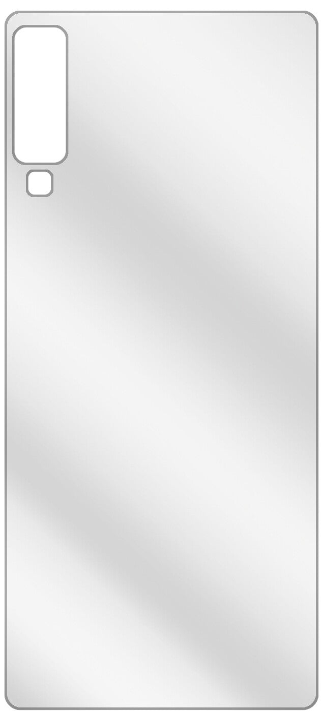dipos Displayschutz für Samsung Galaxy A7 (2018) Rückseite, transparente Oberfläche, geringe Dicke und perfekte Passform
