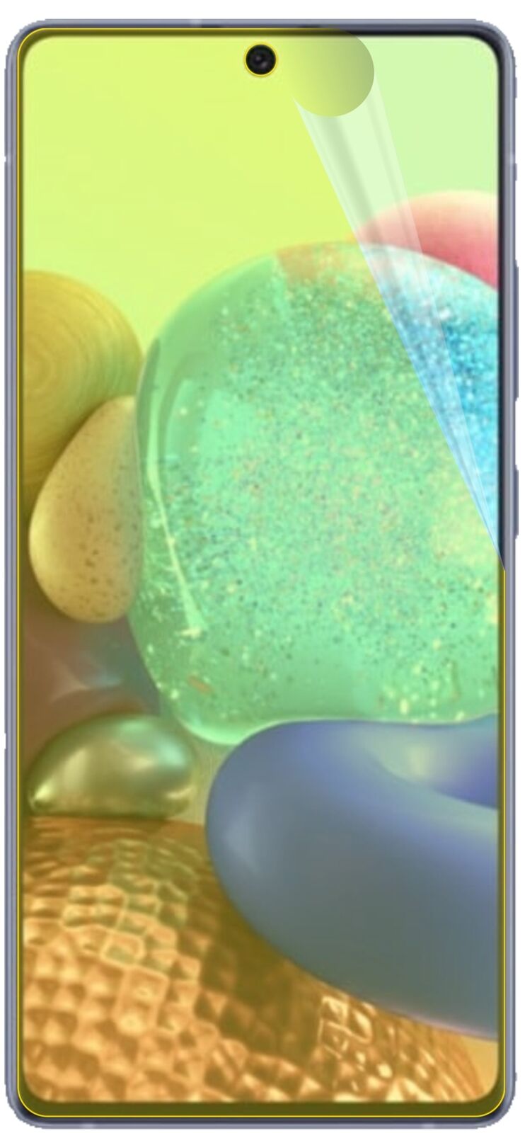 dipos Displayschutz für Samsung Galaxy A71 5G, transparente Oberfläche, geringe Dicke und perfekte Passform