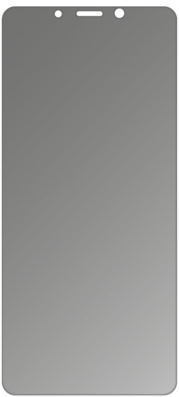 dipos Displayschutz für Samsung Galaxy A9 (2018), mattierte Oberfläche, Blickschutzfilter und perfekter Passform
