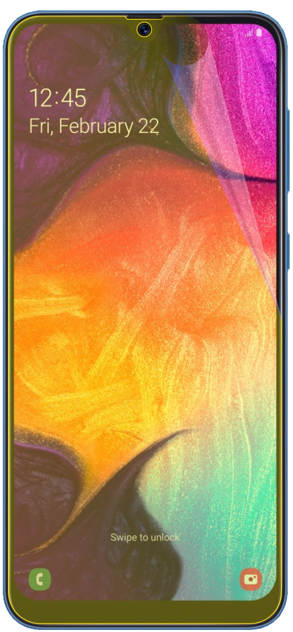 dipos Displayschutz für Samsung Galaxy A90 5G, transparente Oberfläche, geringe Dicke und perfekte Passform