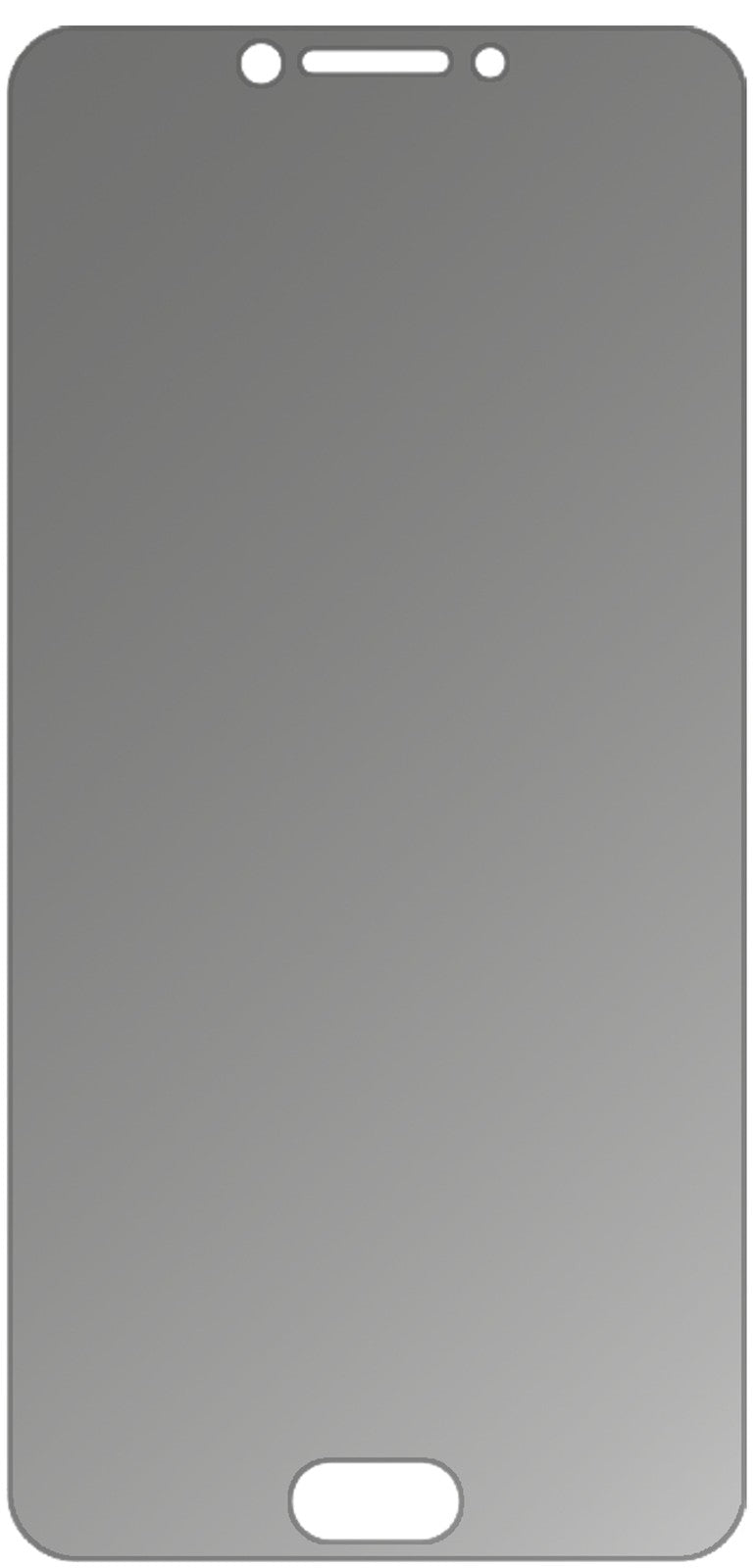 dipos Displayschutz für Samsung Galaxy C7 Pro, mattierte Oberfläche, Blickschutzfilter und perfekter Passform