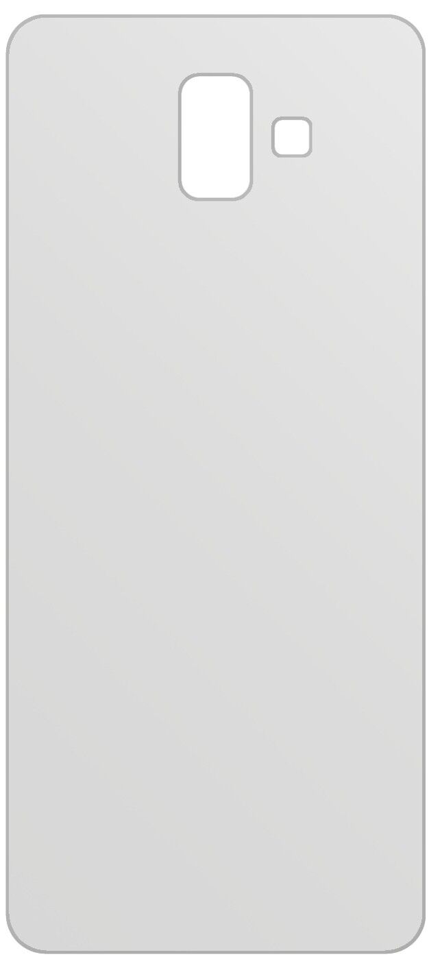 dipos Displayschutz für Samsung Galaxy J6 Plus (2018) Rückseite, mattierte Oberfläche, geringe Dicke und perfekte Passform