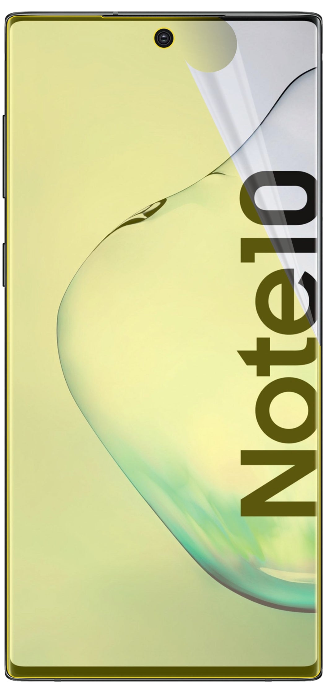 dipos Displayschutz für Samsung Galaxy Note 10, transparente Oberfläche, geringe Dicke und perfekte Passform