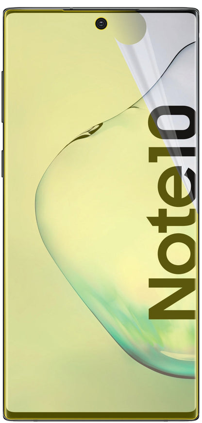 dipos Displayschutz für Samsung Galaxy Note 10, transparente Oberfläche, geringe Dicke und perfekte Passform