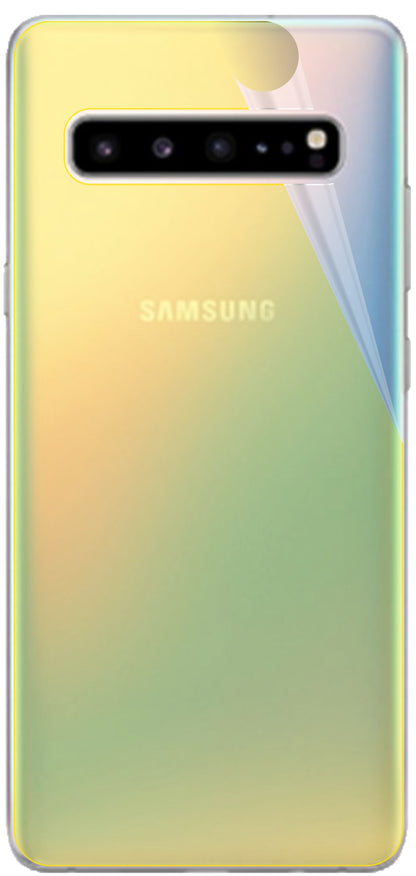 dipos Displayschutz für Samsung Galaxy S10 5G Rückseite, transparente Oberfläche, geringe Dicke und perfekte Passform