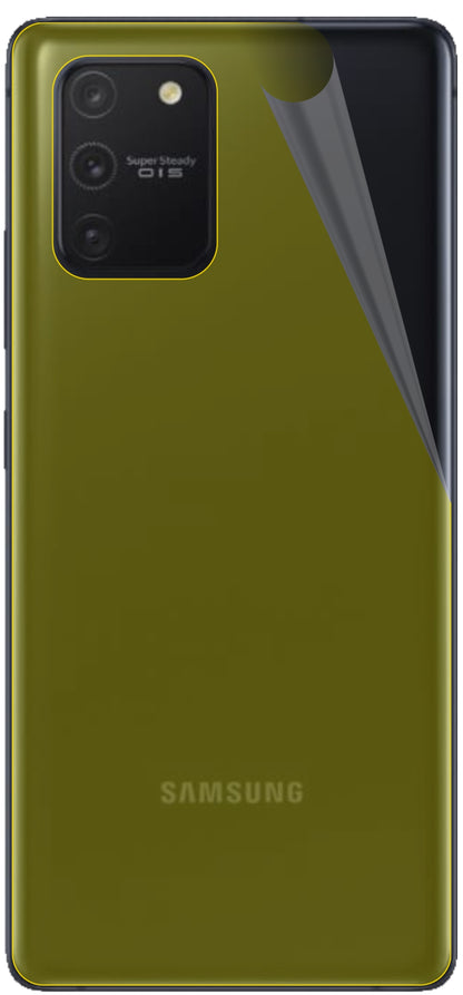 dipos Displayschutz für Samsung Galaxy S10 Lite Rückseite, transparente Oberfläche, geringe Dicke und perfekte Passform