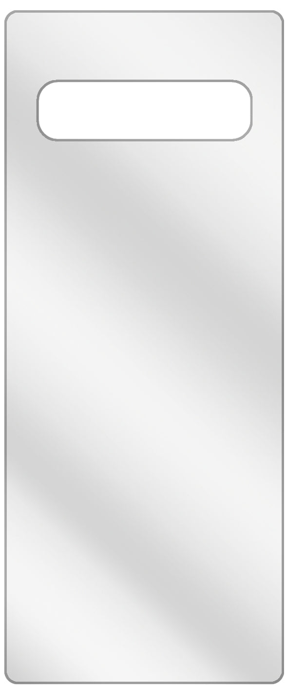 dipos Displayschutz für Samsung Galaxy S10 Plus Rückseite, transparente Oberfläche, geringe Dicke und perfekte Passform