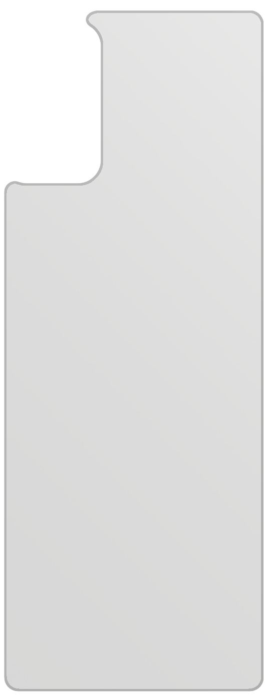 dipos Displayschutz für Samsung Galaxy S20 Plus Rückseite, mattierte Oberfläche, geringe Dicke und perfekte Passform
