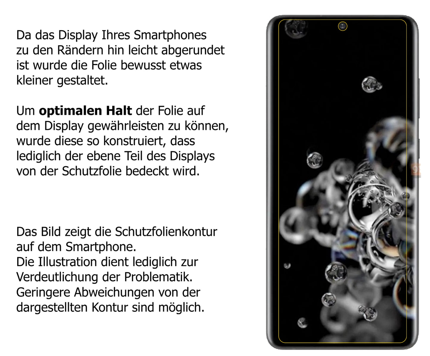 dipos Displayschutz für Samsung Galaxy S20 Ultra 5G, mattierte Oberfläche, robuste Festigkeit und perfekte Passform