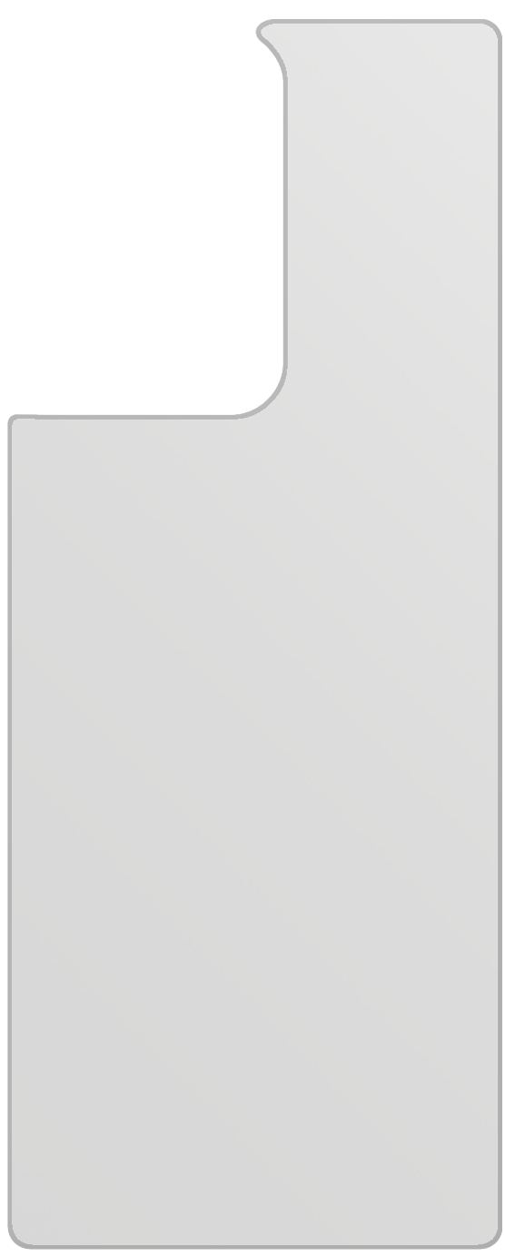 dipos Displayschutz für Samsung Galaxy S20 Ultra Rückseite, mattierte Oberfläche, geringe Dicke und perfekte Passform