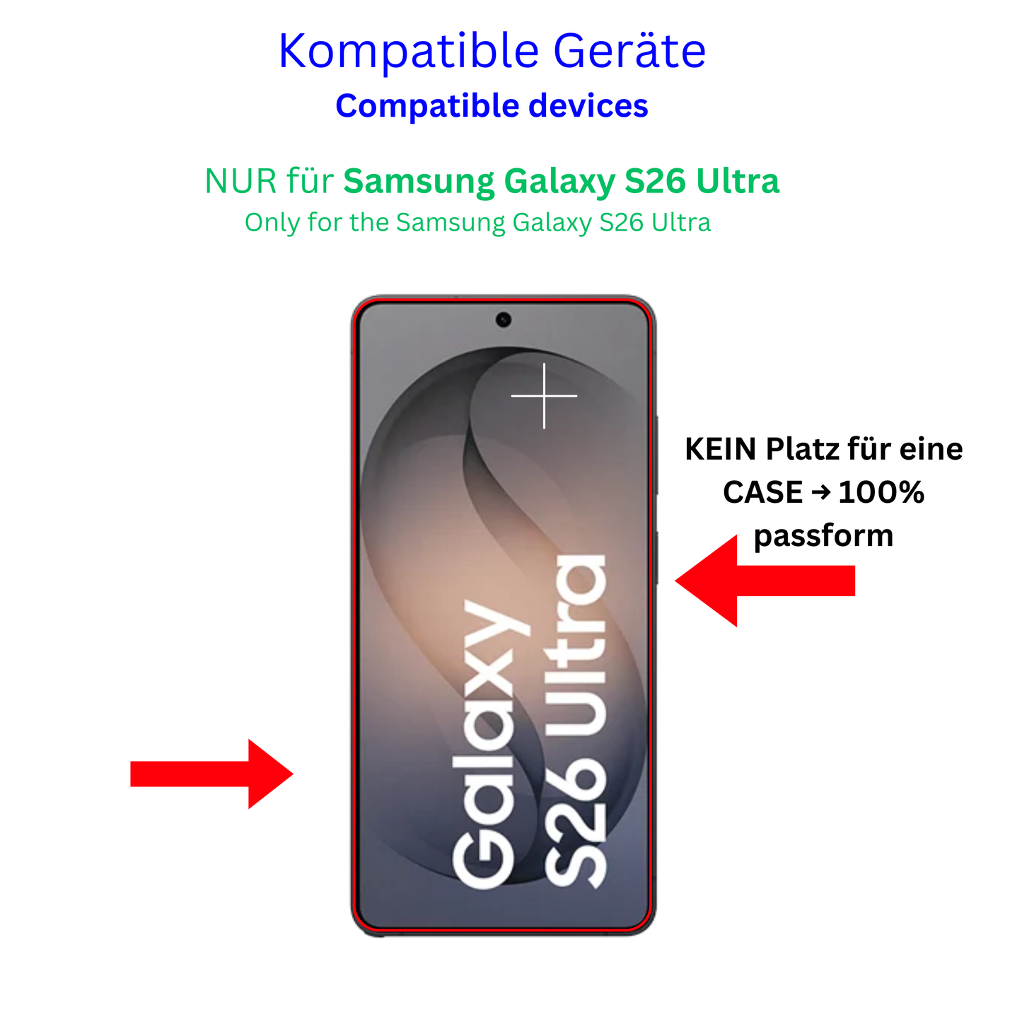 Blickschutzfolie für Samsung Galaxy S26 Ultra matt Schutzfolie Privacy