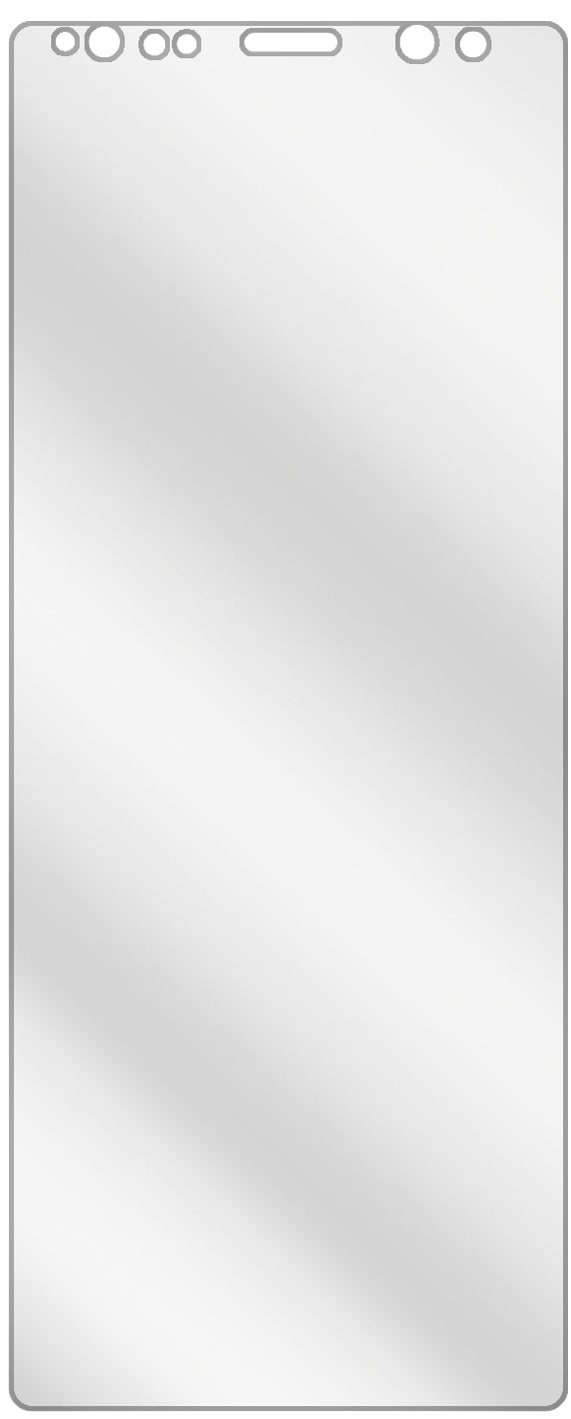 dipos Displayschutz für Samsung Galaxy S8, transparente Oberfläche, geringe Dicke und perfekte Passform