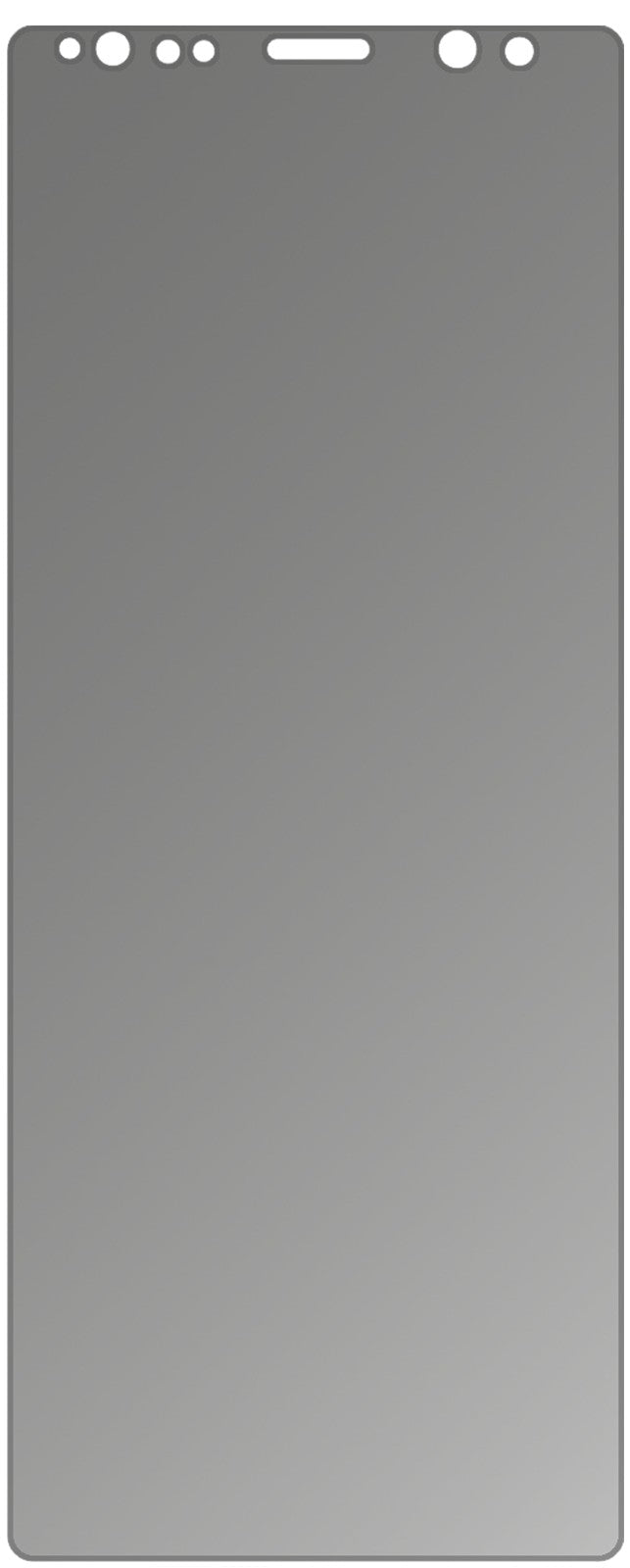 dipos Displayschutz für Samsung Galaxy S8, mattierte Oberfläche, Blickschutzfilter und perfekter Passform