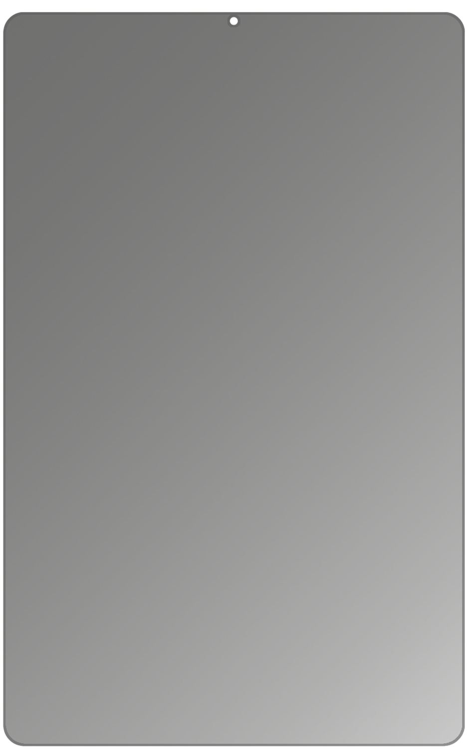 dipos Displayschutz für Samsung Galaxy Tab S6 Lite, mattierte Oberfläche, Blickschutzfilter und perfekter Passform