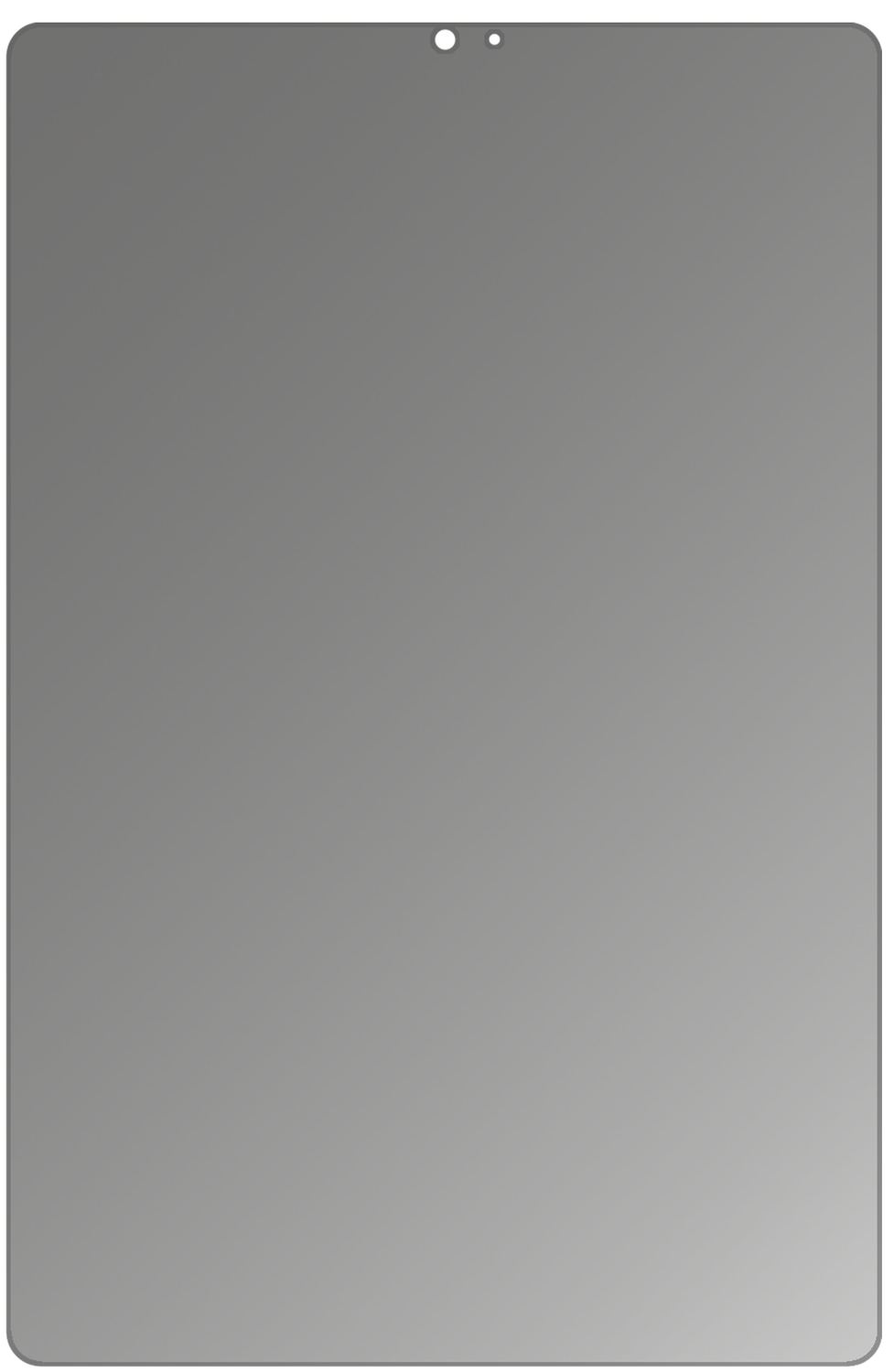 dipos Displayschutz für Samsung Galaxy Tab S6, mattierte Oberfläche, Blickschutzfilter und perfekter Passform