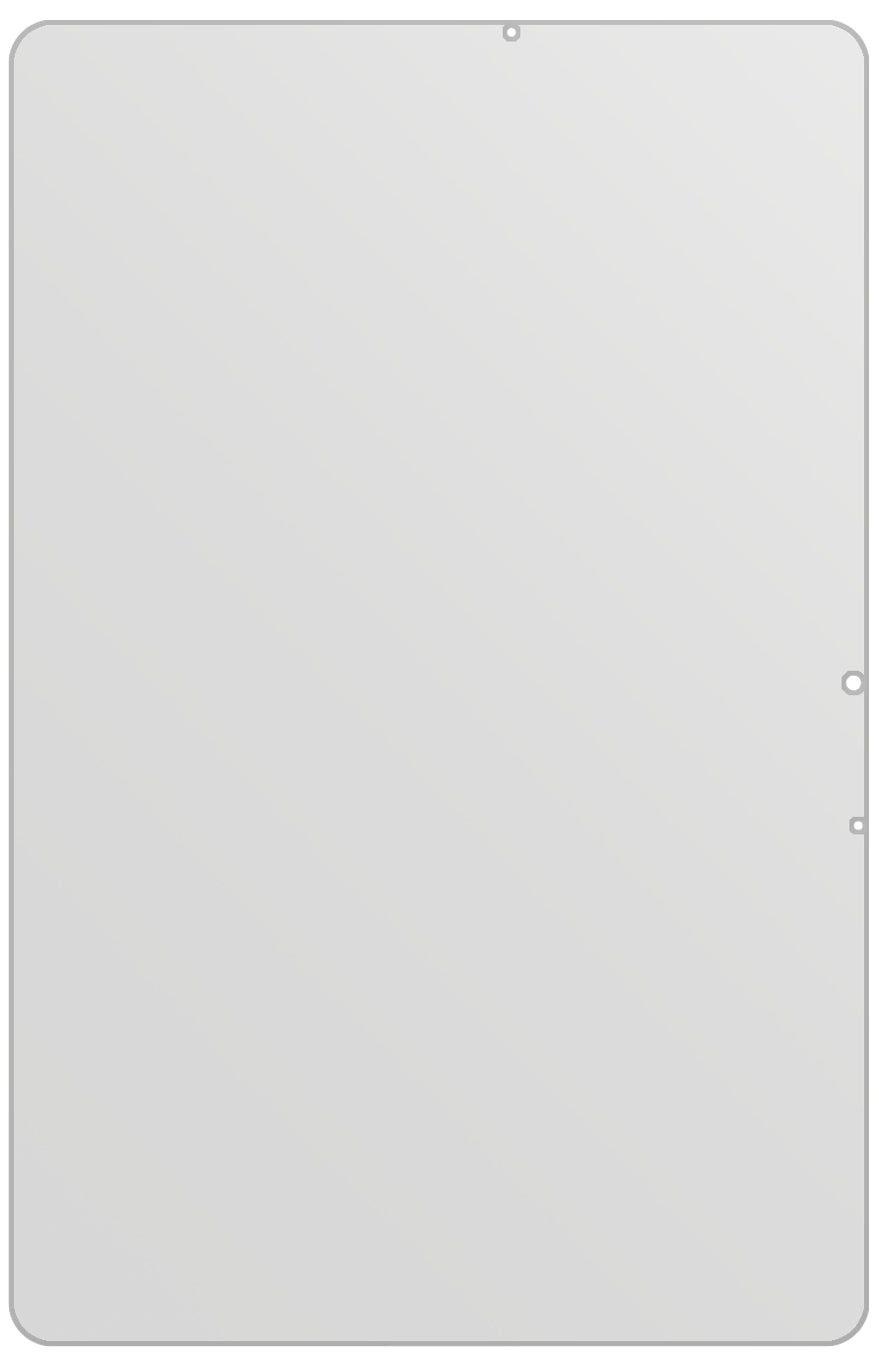 dipos Displayschutz für Samsung Galaxy Tab S7 Plus 5G, mattierte Oberfläche, geringe Dicke und perfekte Passform
