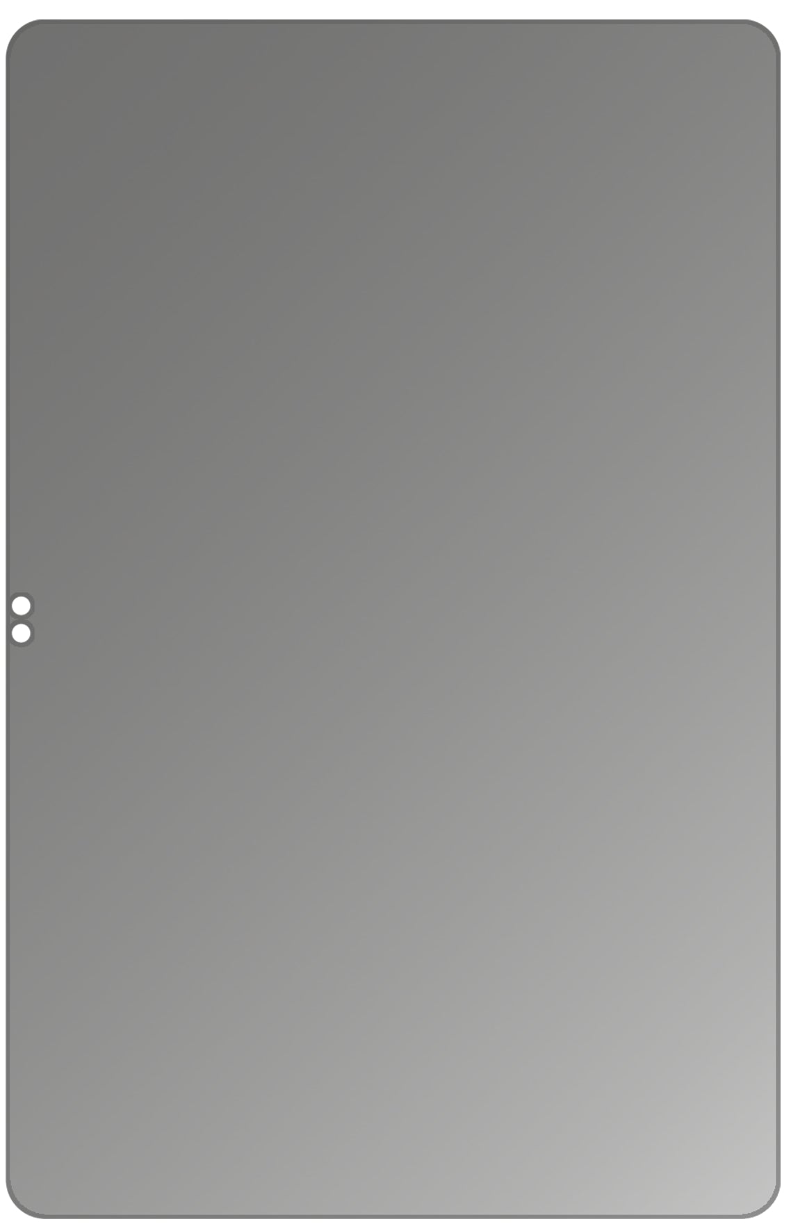 dipos Displayschutz für Samsung Galaxy Tab S8 Ultra, mattierte Oberfläche, Blickschutzfilter und perfekter Passform