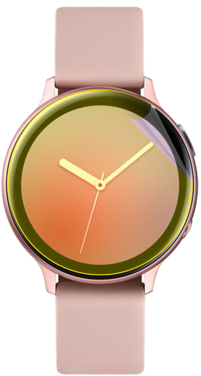 dipos Displayschutz für Samsung Galaxy Watch Active 2 40mm, transparente Oberfläche, geringe Dicke und perfekte Passform