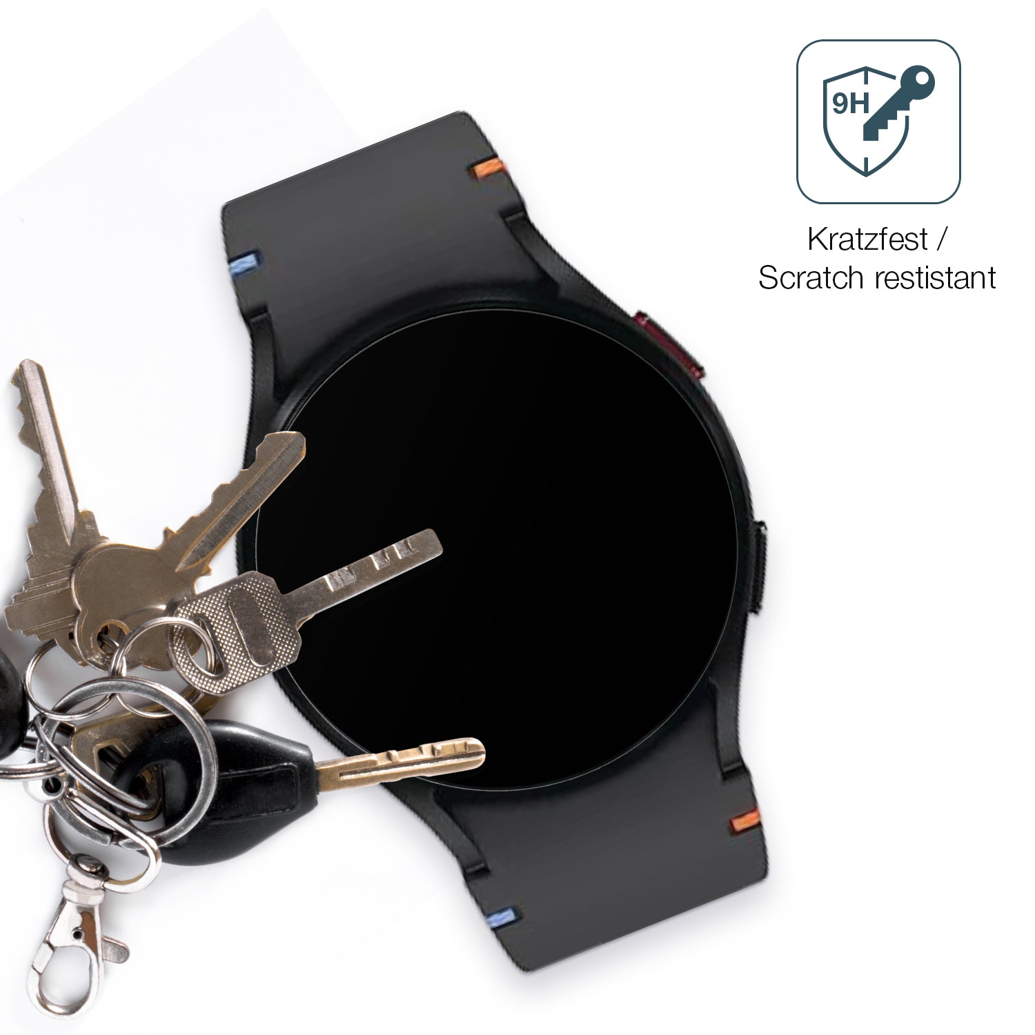 dipos Displayschutz für Samsung Galaxy Watch FE 40mm, mattierte Oberfläche, robuste Festigkeit und perfekte Passform