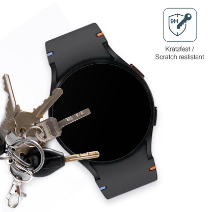 dipos Displayschutz für Samsung Galaxy Watch FE 40mm, mattierte Oberfläche, robuste Festigkeit und perfekte Passform