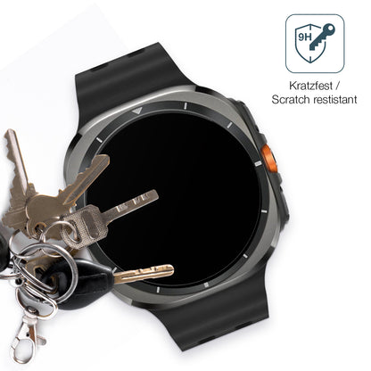 dipos Displayschutz für Samsung Galaxy Watch Ultra, mattierte Oberfläche, robuste Festigkeit und perfekte Passform