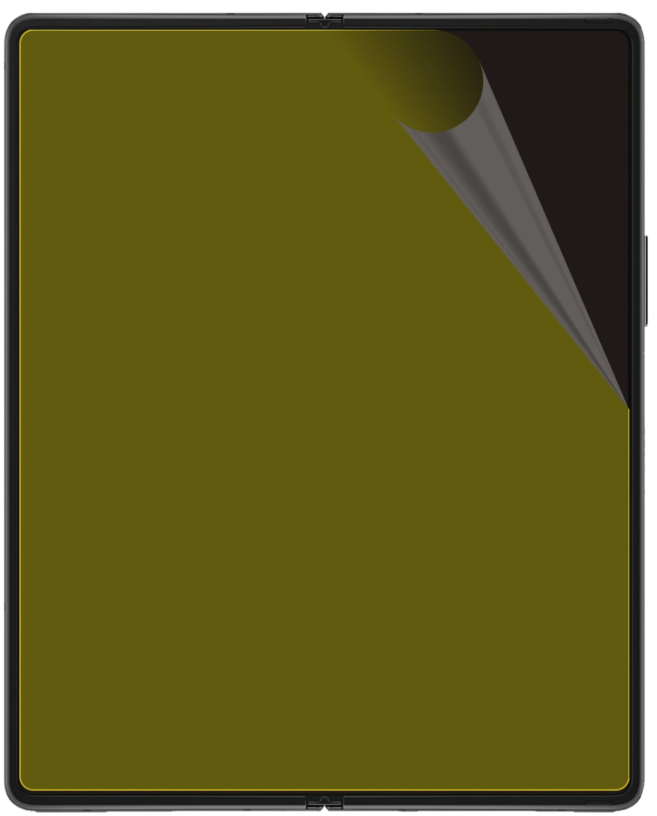 dipos Displayschutz für Samsung Galaxy Z Fold 3, transparente Oberfläche, geringe Dicke und perfekte Passform