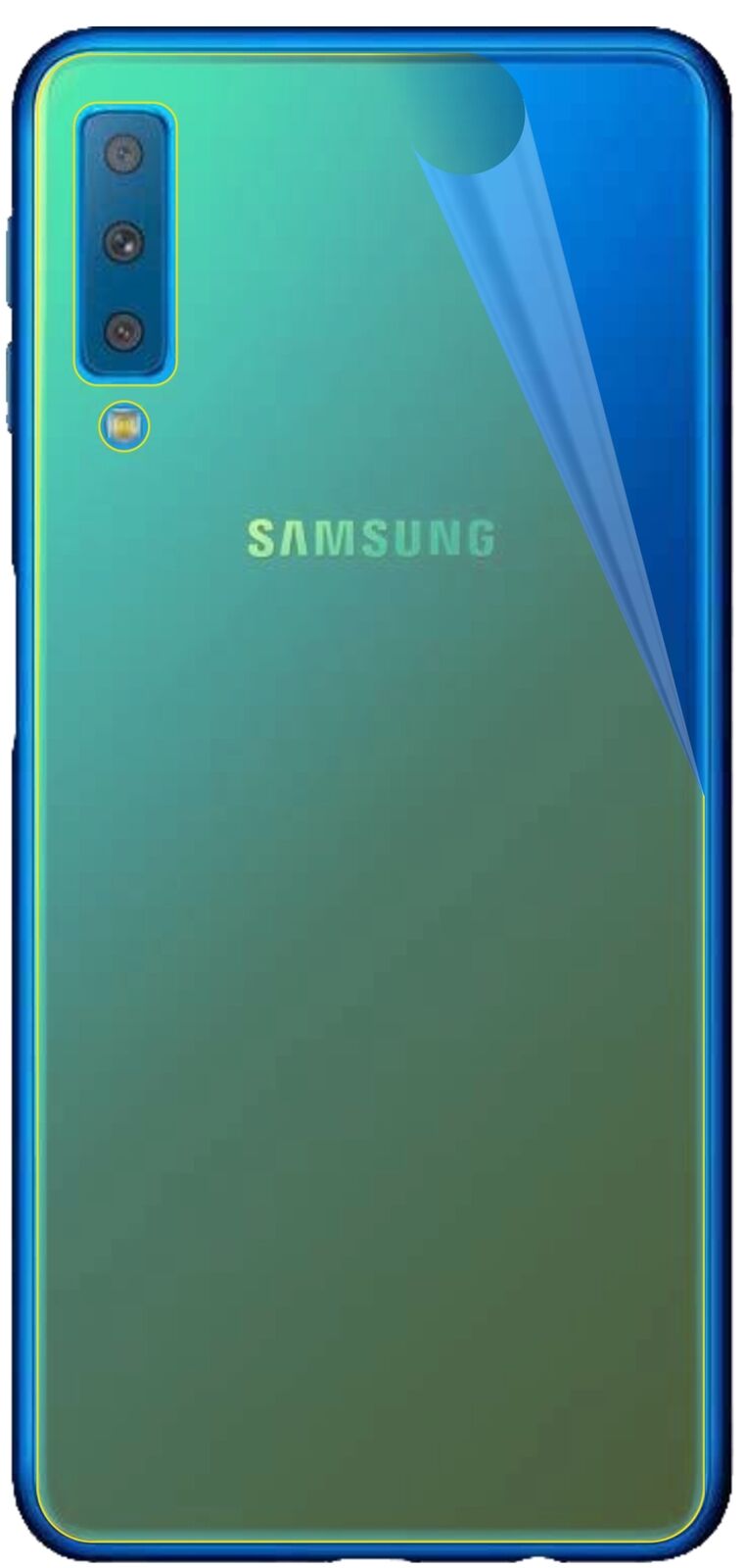 dipos Displayschutz für Samsung J4 Core (2018) Rückseite, transparente Oberfläche, geringe Dicke und perfekte Passform