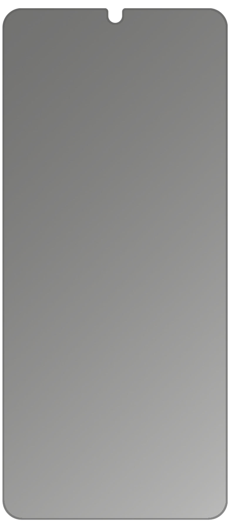 dipos Displayschutz für Samsung Galaxy M02s, mattierte Oberfläche, Blickschutzfilter und perfekter Passform