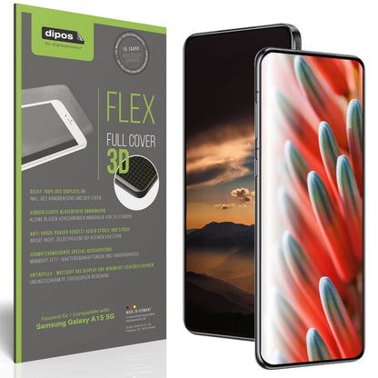 2x Full Cover Schutzfolie matt für Samsung Galaxy A15 5G
