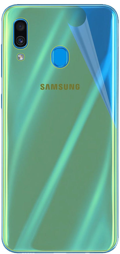 2x 3D Full Cover Schutzfolie für Samsung Galaxy A30s Rückseite
