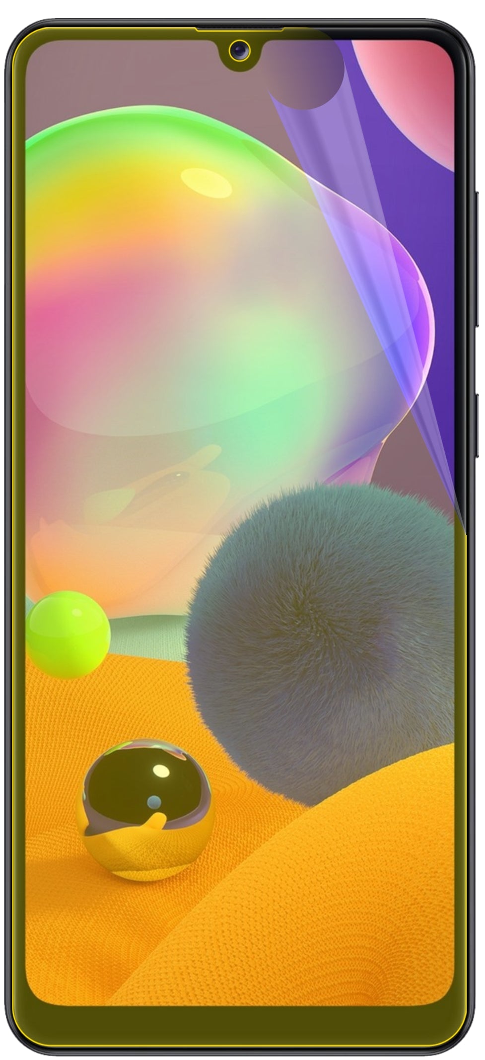 dipos Displayschutz für Samsung Galaxy A31, transparente Oberfläche, geringe Dicke und perfekte Passform