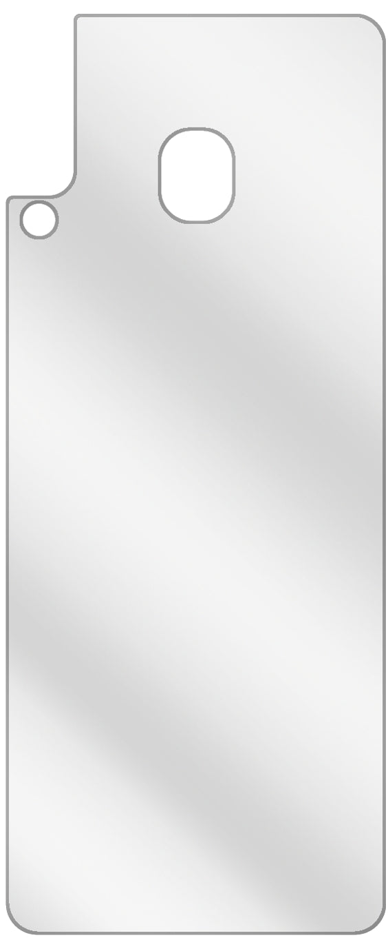 dipos Displayschutz für Samsung Galaxy A40s Rückseite, transparente Oberfläche, geringe Dicke und perfekte Passform