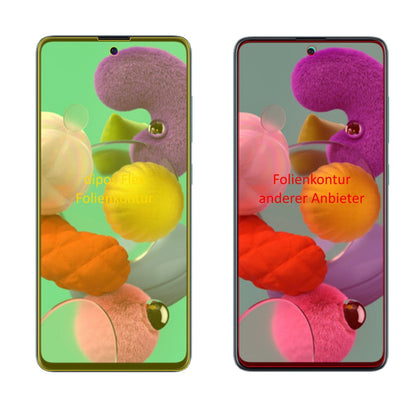 3x 3D Full Cover Schutzfolie für Samsung Galaxy A51