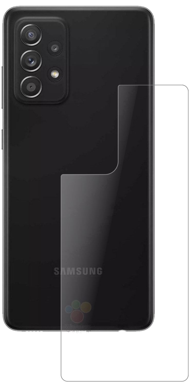 1x 9H Schutzfolie matt für Samsung Galaxy A52s 5G Rückseite Panzerfolie