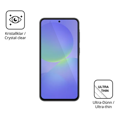 Dünne und klare Folie passend zugeschnitten für Samsung Galaxy F70e