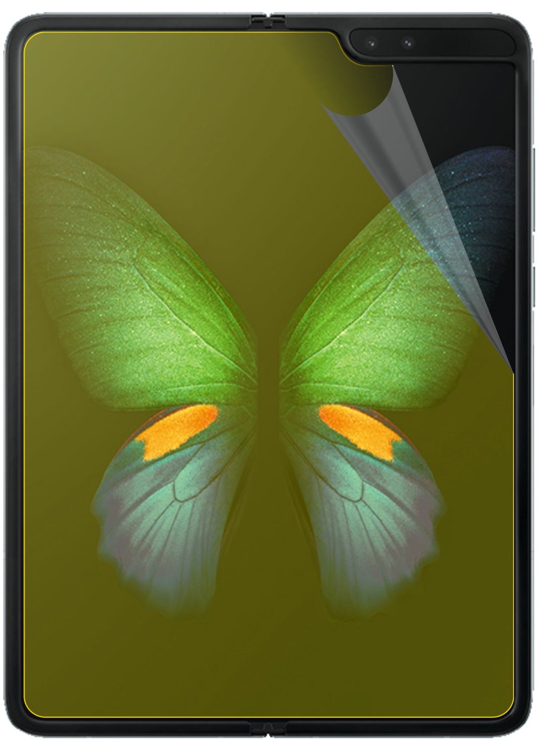 2x 3D Full Cover Schutzfolie für Samsung Galaxy Fold 5G