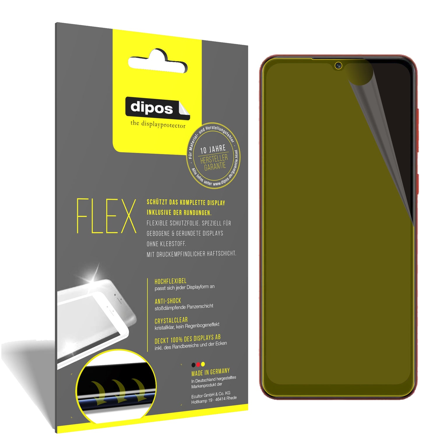 3D Full Cover Displayschutzfolie: Case-freundlicher Schutz mit perfekter Passform für dein Display. 