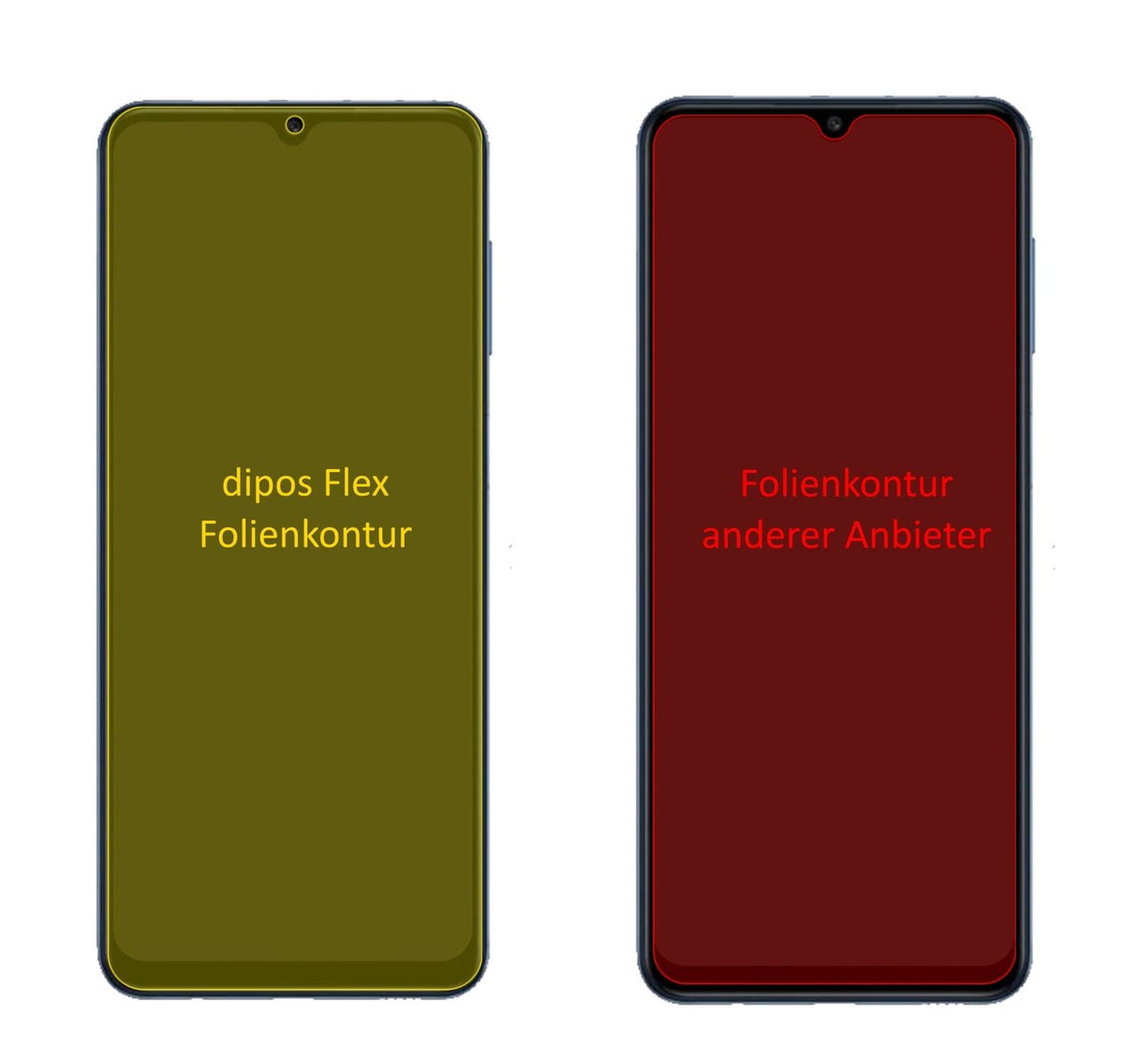 3x 3D Full Cover Schutzfolie für Samsung Galaxy M12