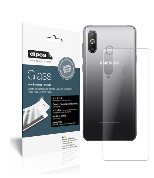 Matte Displayschutzfolie von dipos passend für Samsung Galaxy M40 Rückseite, 9H kratzfest und blasenfrei montiert